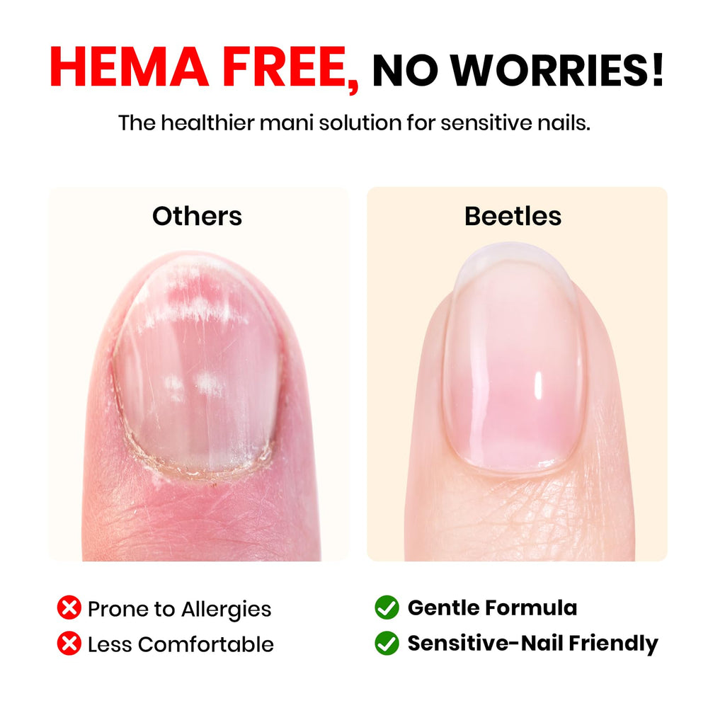 beetles Gel Base Coat soft precision brush delivering controlled, streak-free application benefit