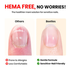 beetles Gel Base Coat soft precision brush delivering controlled, streak-free application benefit