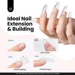 beetles gel in use on dual forms showing professional sculpting and speed benefits