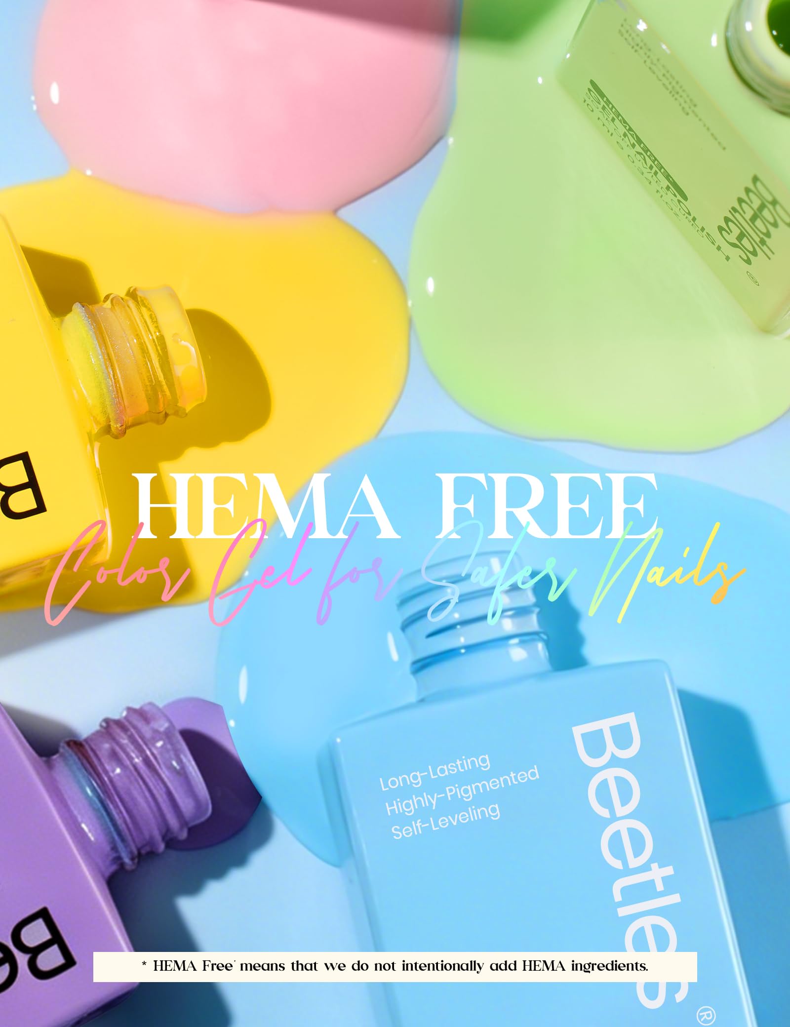 beetles Gel Polish bright neon bottles clustered to showcase vibrant summer-ready colors