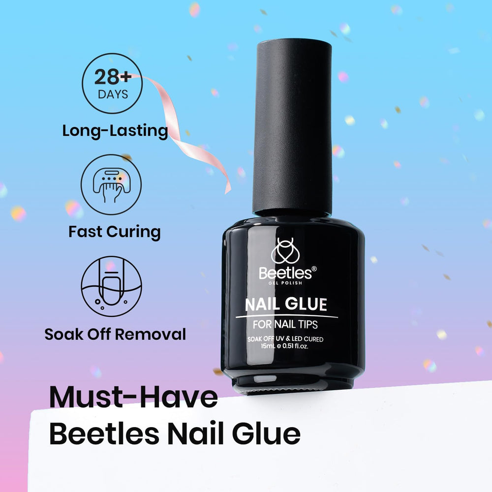 Beetles Gel Polish brush applicator close-up enabling precise placement and neat lines