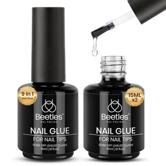 beetles Gel Polish front packaging showing kit and 15ml bottles for convenience