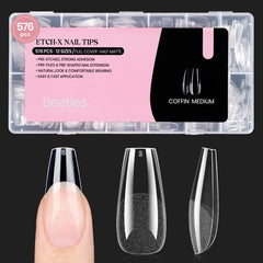 beetles gel polish front packaging showing full 576-piece kit and benefits