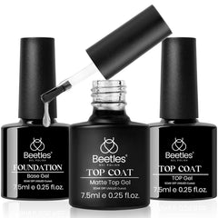 beetles Gel Polish front packaging showing full 3-piece set and benefits