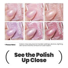 beetles Gel Polish glitter shade close-up highlighting sparkle and depth