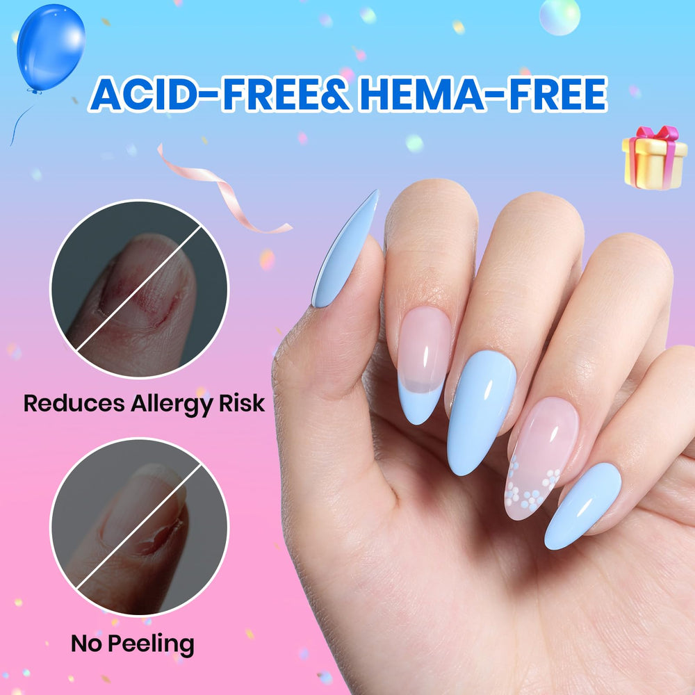 Beetles Gel Polish in use during nail prep to improve adhesion and reduce lifting