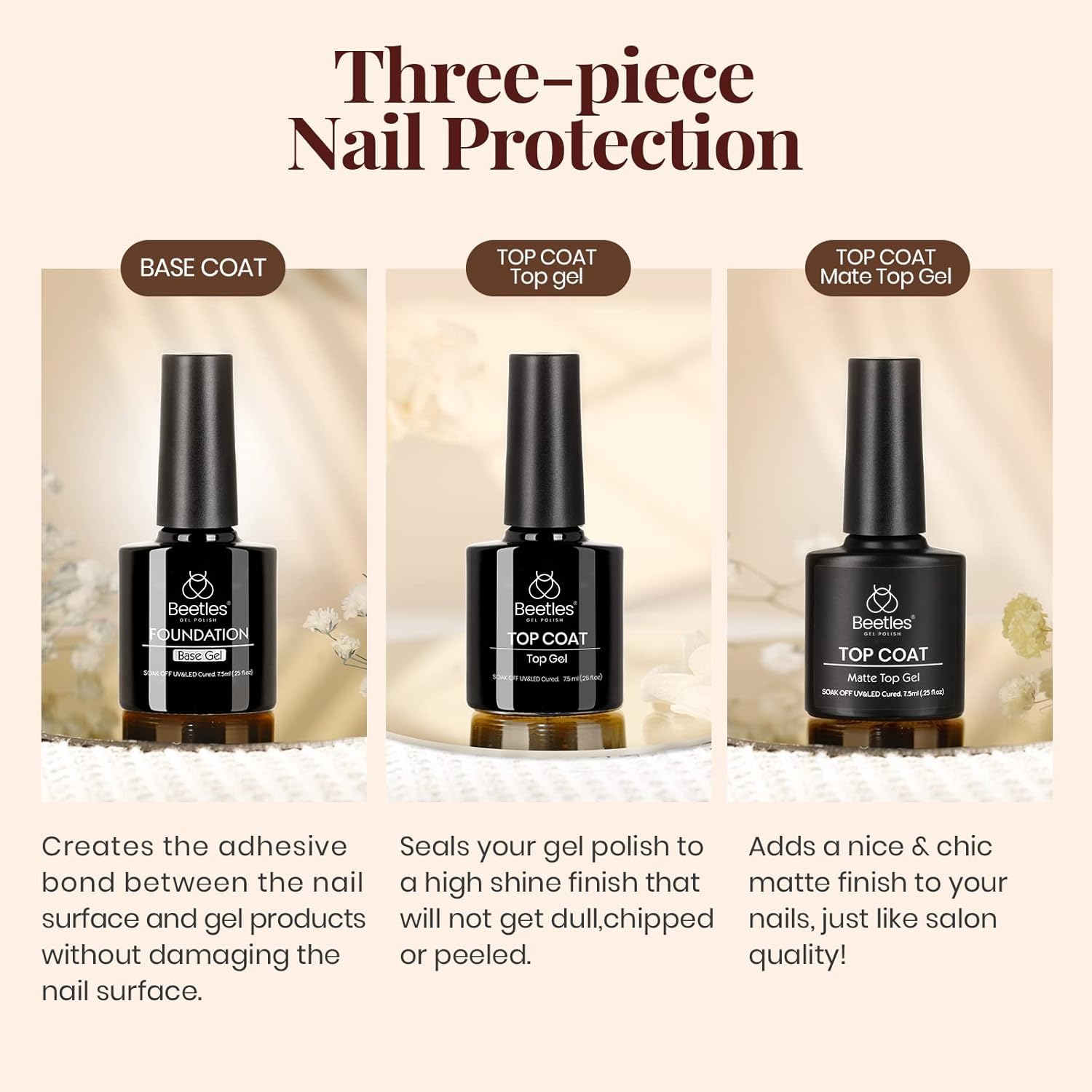 beetles Gel Polish in-use at-home manicure depicting DIY salon results