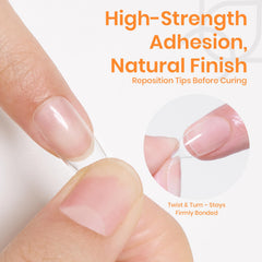beetles Gel Polish in a salon-style manicure scene showing quick curing under an LED lamp