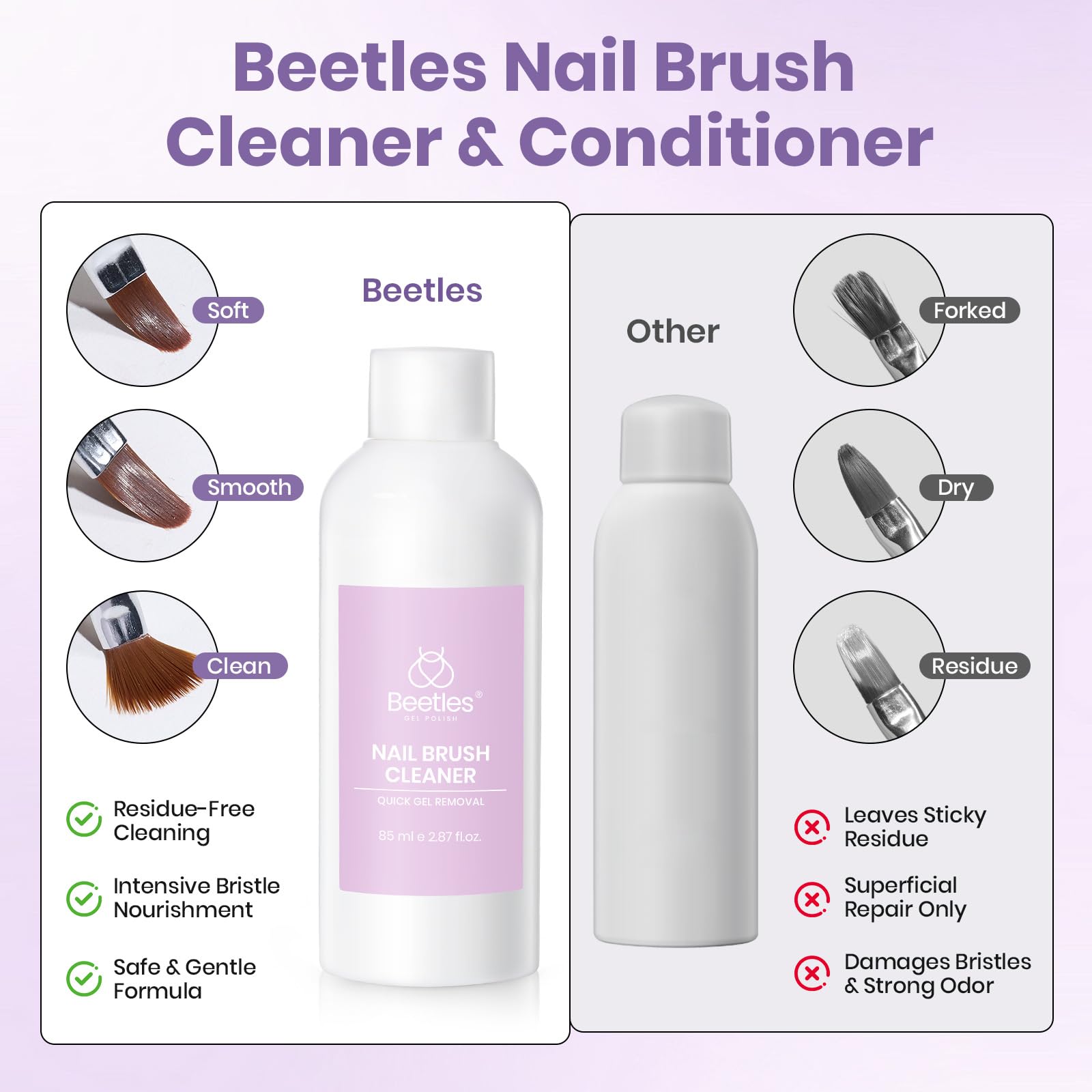 Beetles Gel Polish on a salon counter promoting tidy tool care