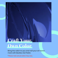 Beetles Gel Polish staged with lamp and tools illustrating a ready-to-use at-home setup benefit