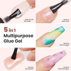 Beetles Gel Polish open bottles with brush applicator offering precise application advantage