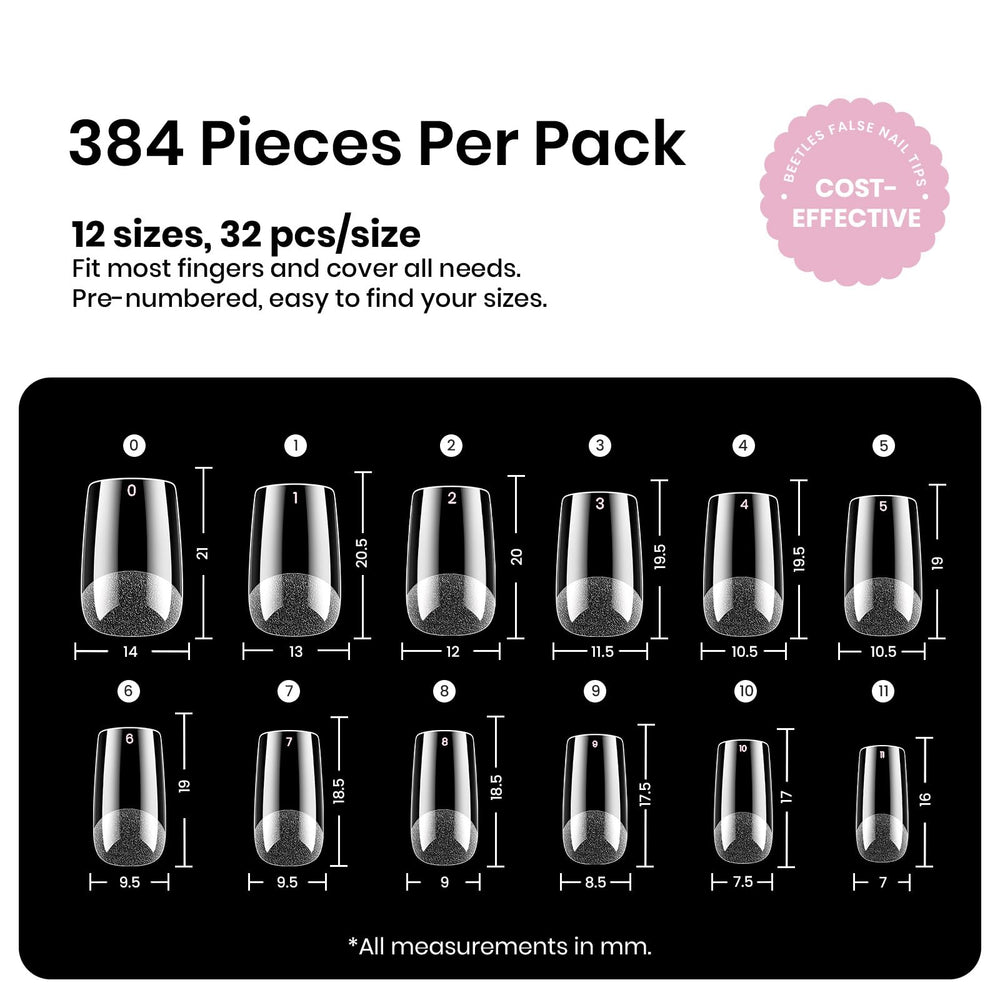 Beetles gel polish over tips in a lifestyle setting for salon results