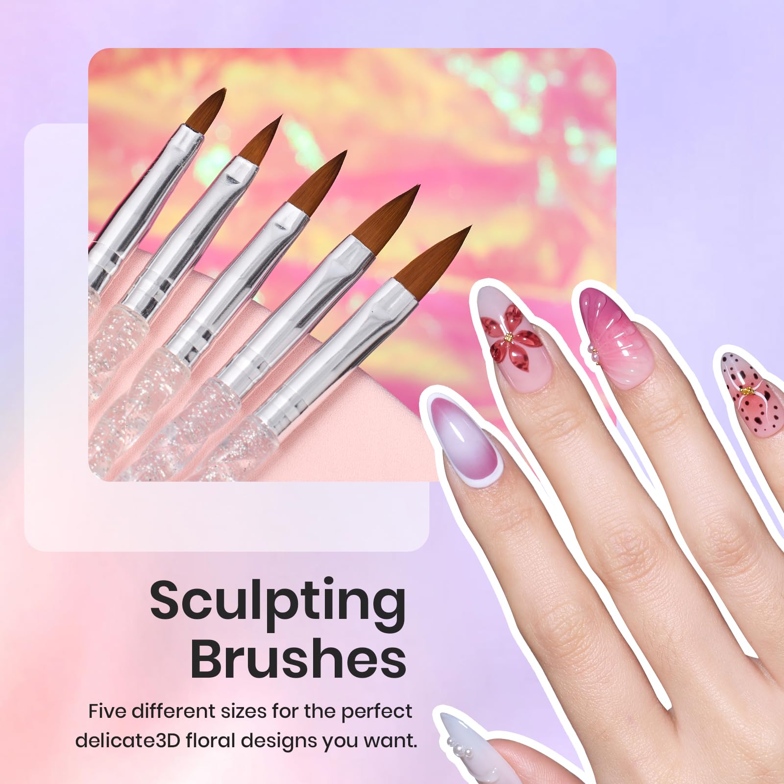 beetles Gel Polish palette and holder portraying organized workspace and mixing ease