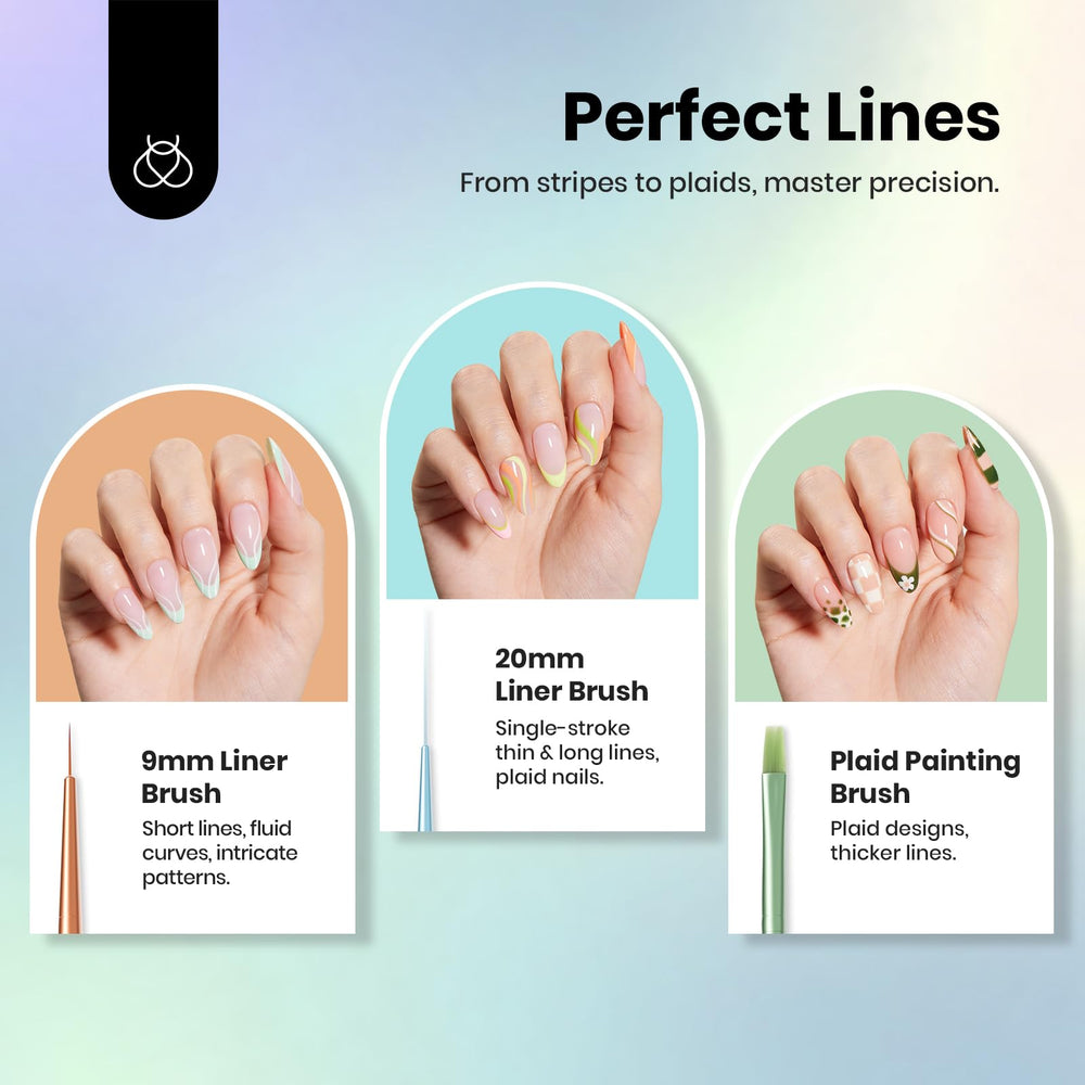 beetles Gel Polish mixing palette with blended gel colors for custom shades and smoother gradients