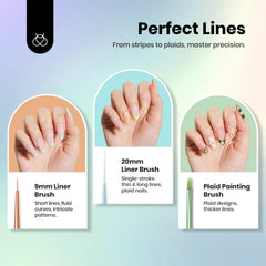 beetles Gel Polish mixing palette with blended gel colors for custom shades and smoother gradients