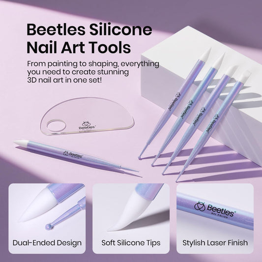 Beetles Gel Polish silicone tip close-up for smooth sculpting