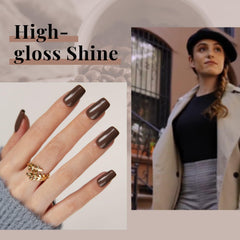 beetles Gel Polish next to coin showing 15ml size and portability benefit
