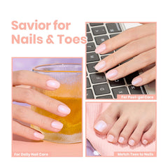 Beetles Gel Polish size comparison with hand for scale and travel-friendly benefit