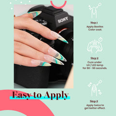 Beetles Gel Polish texture close-up highlighting smooth, even coverage