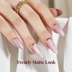 beetles Gel Polish matte texture close-up showing velvety finish benefit