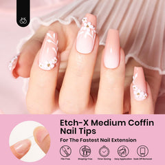 beetles gel polish tip thickness side view showing strong, durable edge