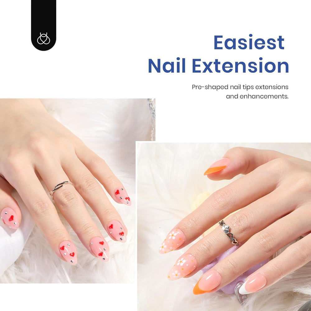 beetles Gel Polish 7.5ml glue gel bottle closeup showing texture and multiuse benefits