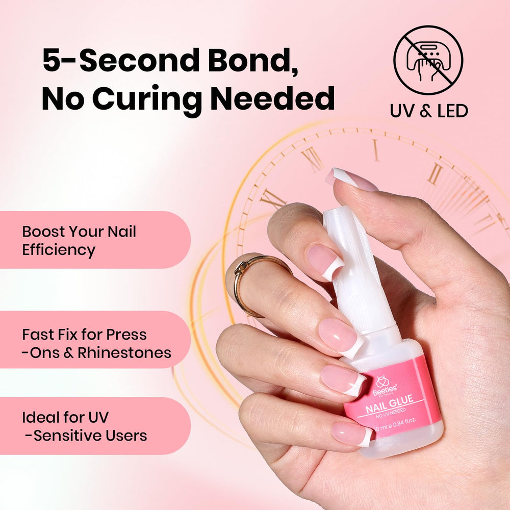 Beetles glue texture drop on surface highlighting viscous gel consistency for long-lasting bonds