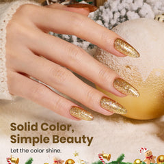 beetles gold label detail displaying shade name and professional finish