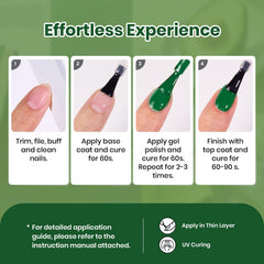 beetles gradient nail art sample showing layered greens for creative nail designs