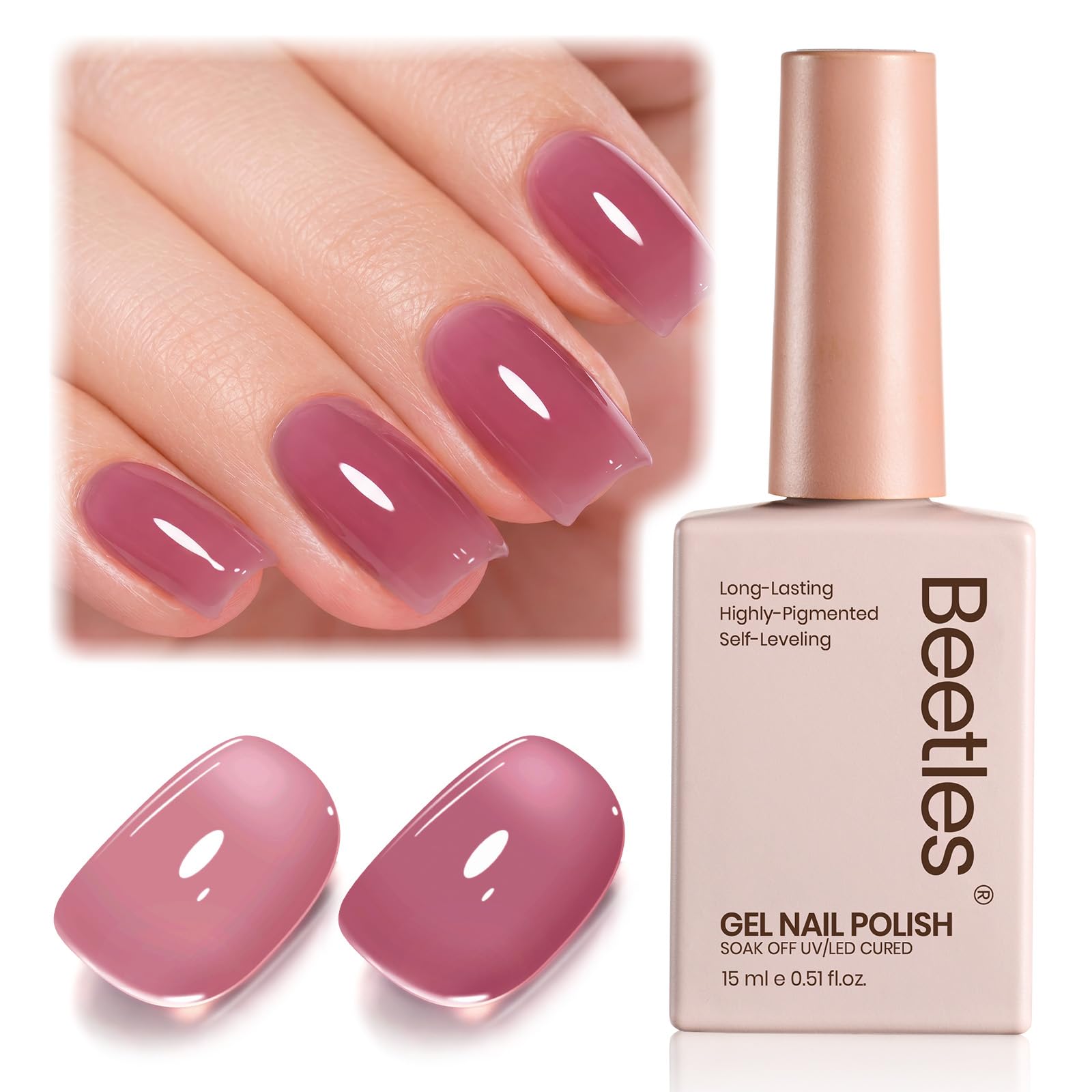 beetles front bottle showing grape ice tea shade and easy application