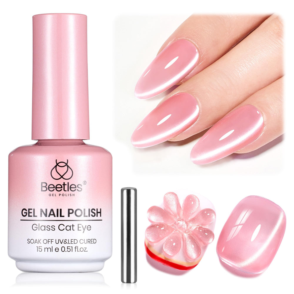 beetles front bottle showing grapefruit pink shade and easy application benefit