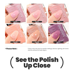 beetles styled hand with painted nails showing wearable everyday look