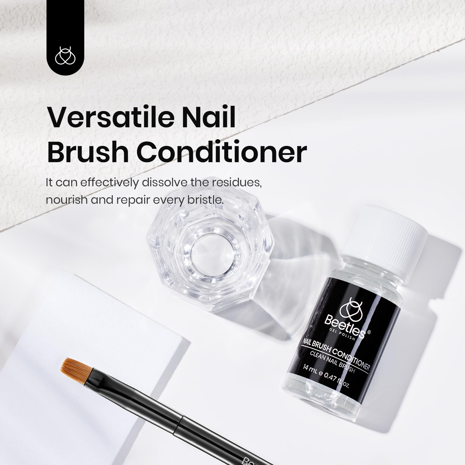 Finished cured nail extensions made with Beetles gel showing high-hardness glossy apex