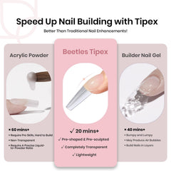 beetles in use application on hand showing quick glue-on process and time-saving benefit