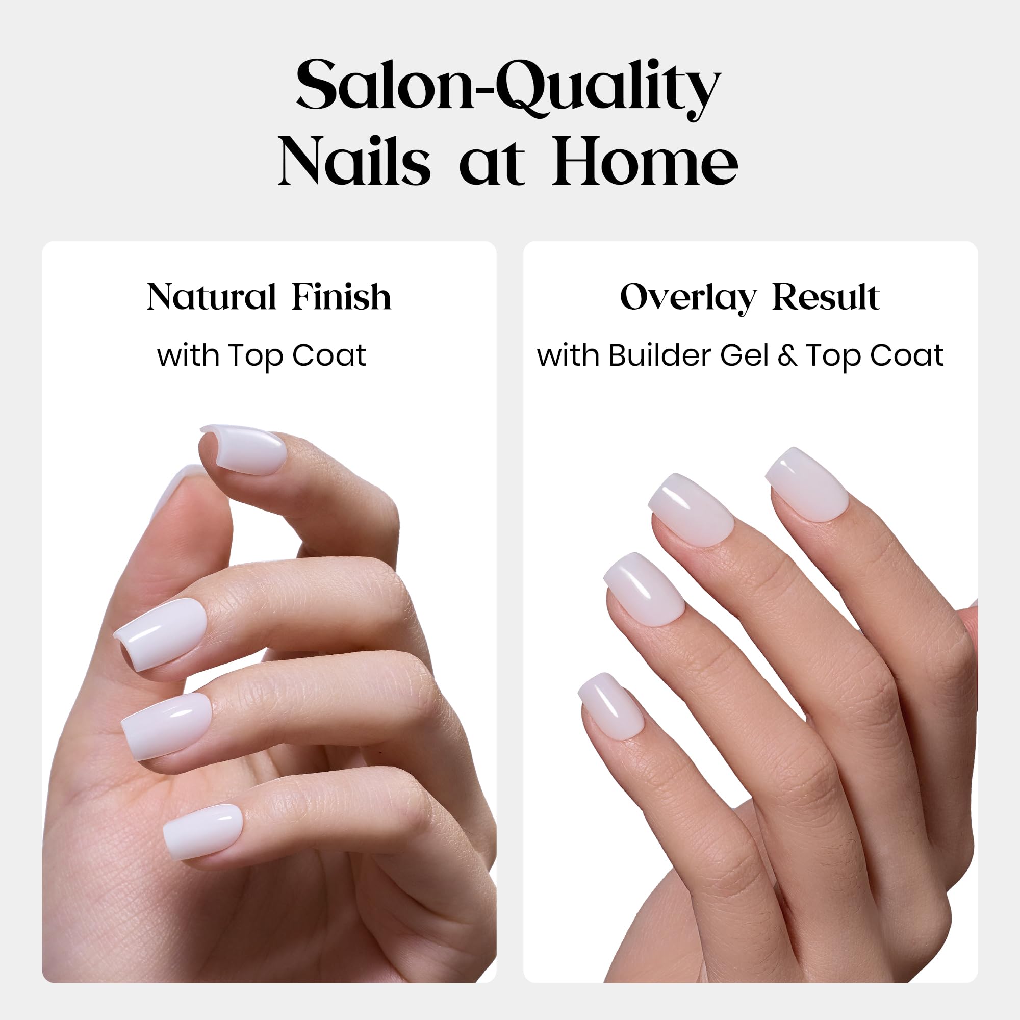 Beetles press on nails being applied to a hand demonstrating beginner-friendly ease