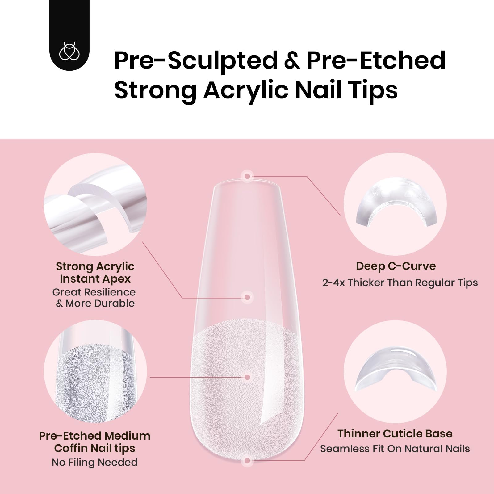 Beetles tip being applied to natural nail illustrating simple DIY bonding
