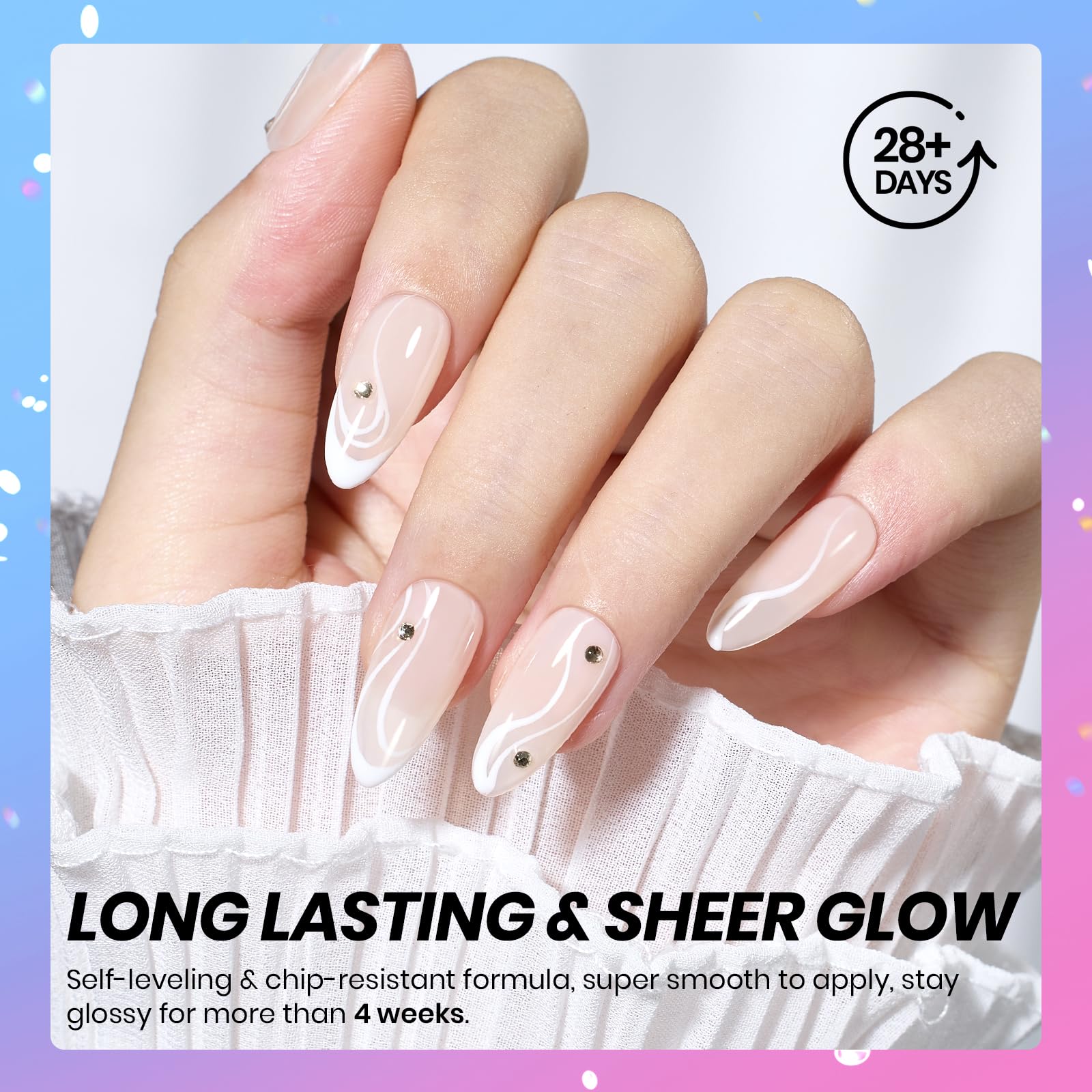 beetles in-use home manicure application showing easy at-home results