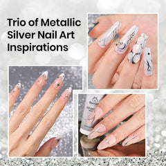Beetles pen in use painting a French tip for neat application