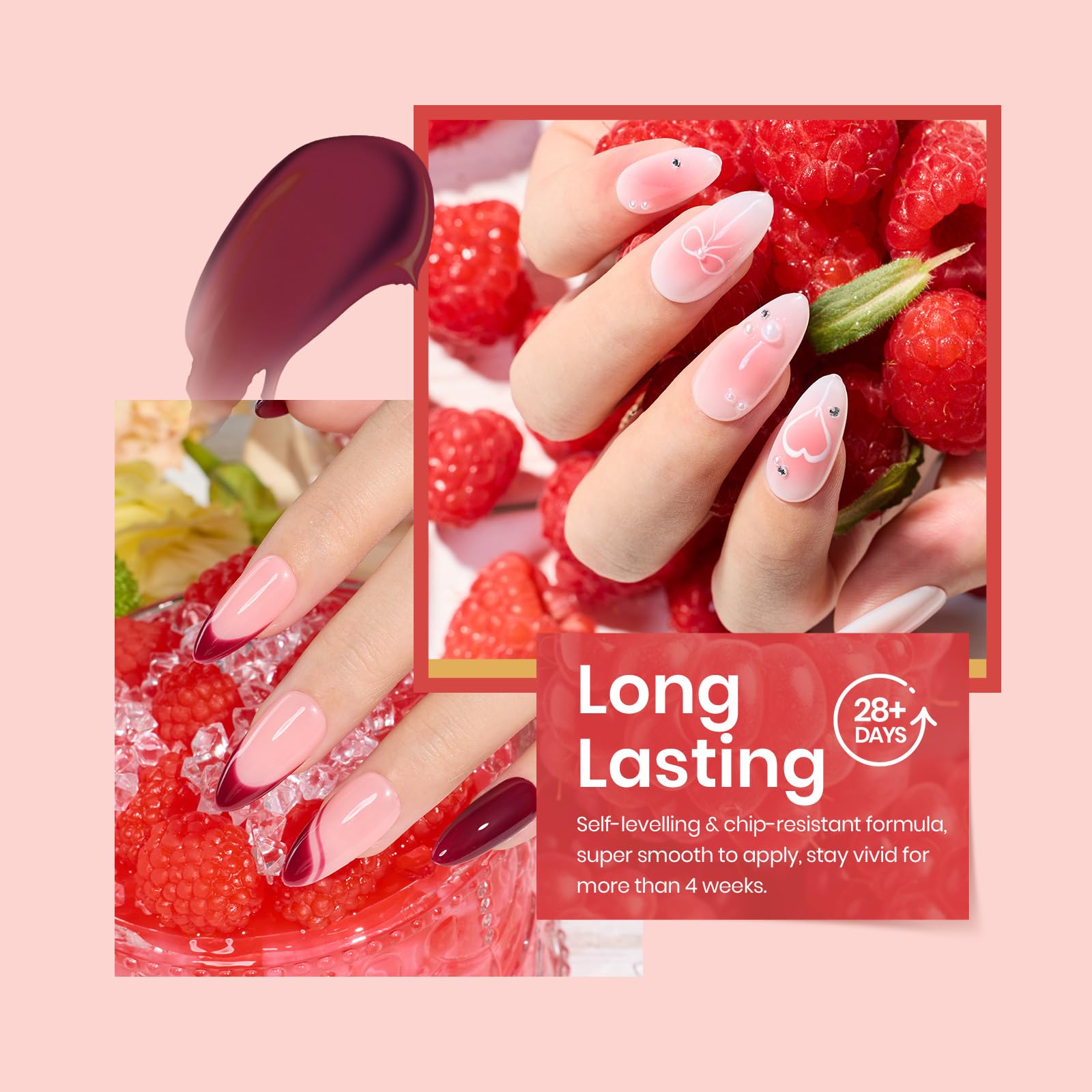 beetles manicure curing under LED lamp benefit: fast durable gel curing