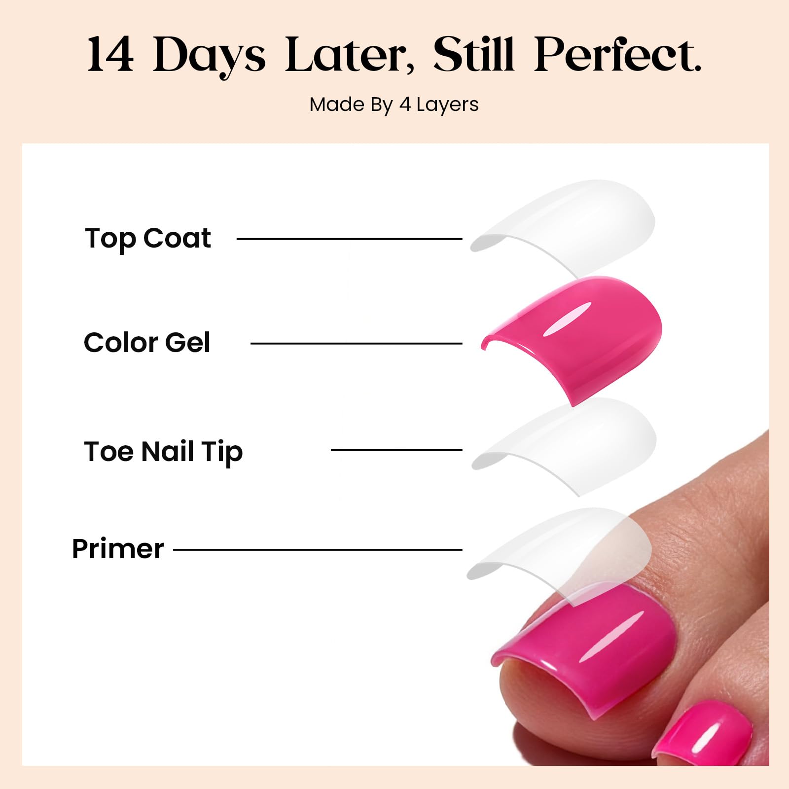 beetles nails applied on toes during at-home pedicure for convenience
