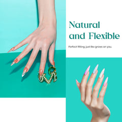 Beetles tips being applied in a salon demonstrating fast professional results