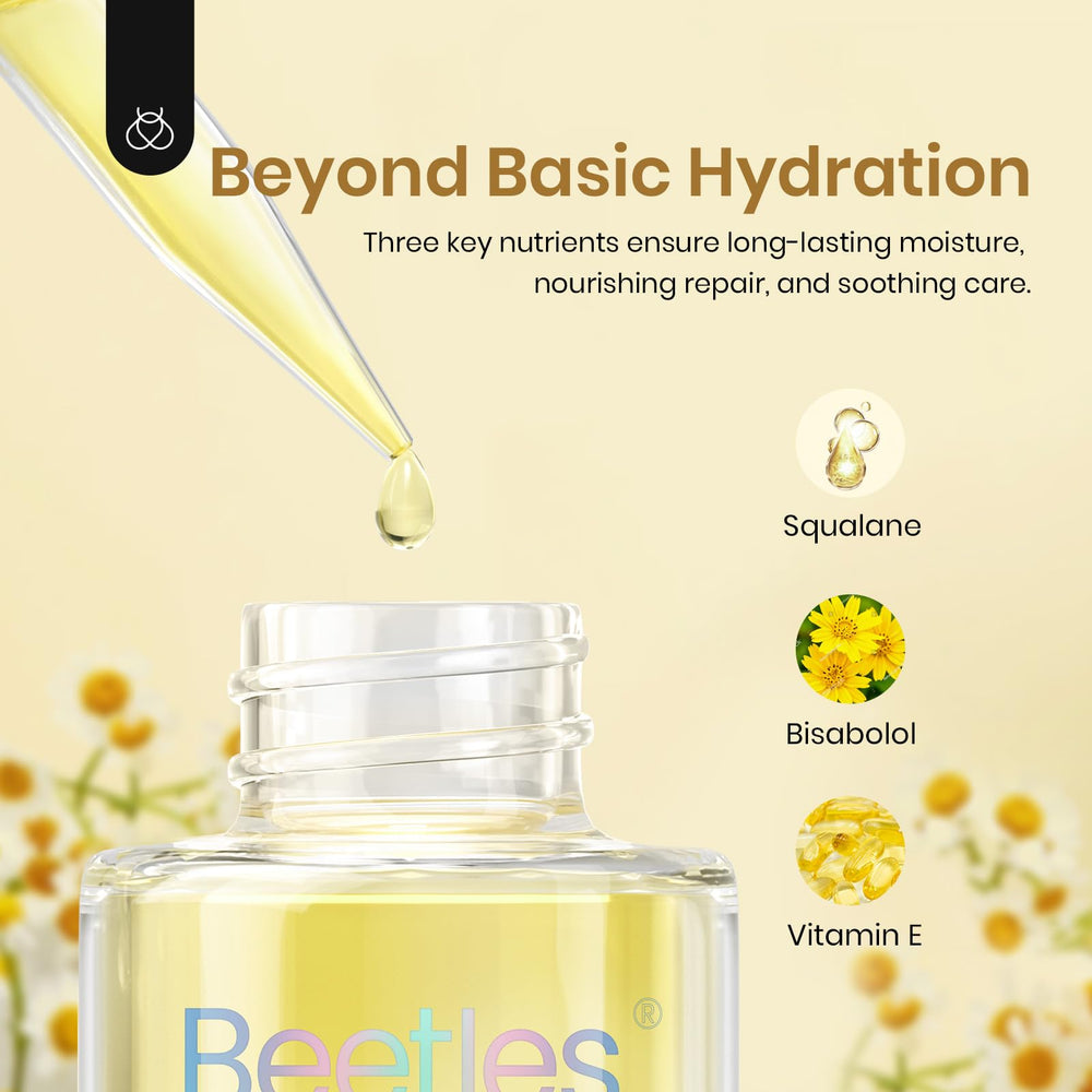 beetles ingredient trio of vitamin E rice bran and almond oils nourishing