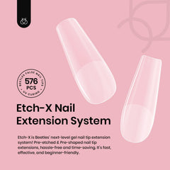 beetles gel polish close-up of inner half-matte texture for stronger glue adhesion benefit