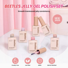 beetles jelly gel gift box lifestyle arranged with ribbon and flowers as a chic present idea