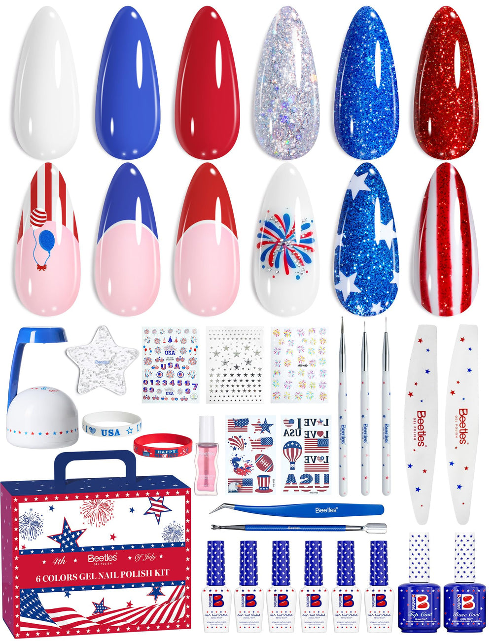Beetles kit packaging front showing festive gift box and included items for convenience
