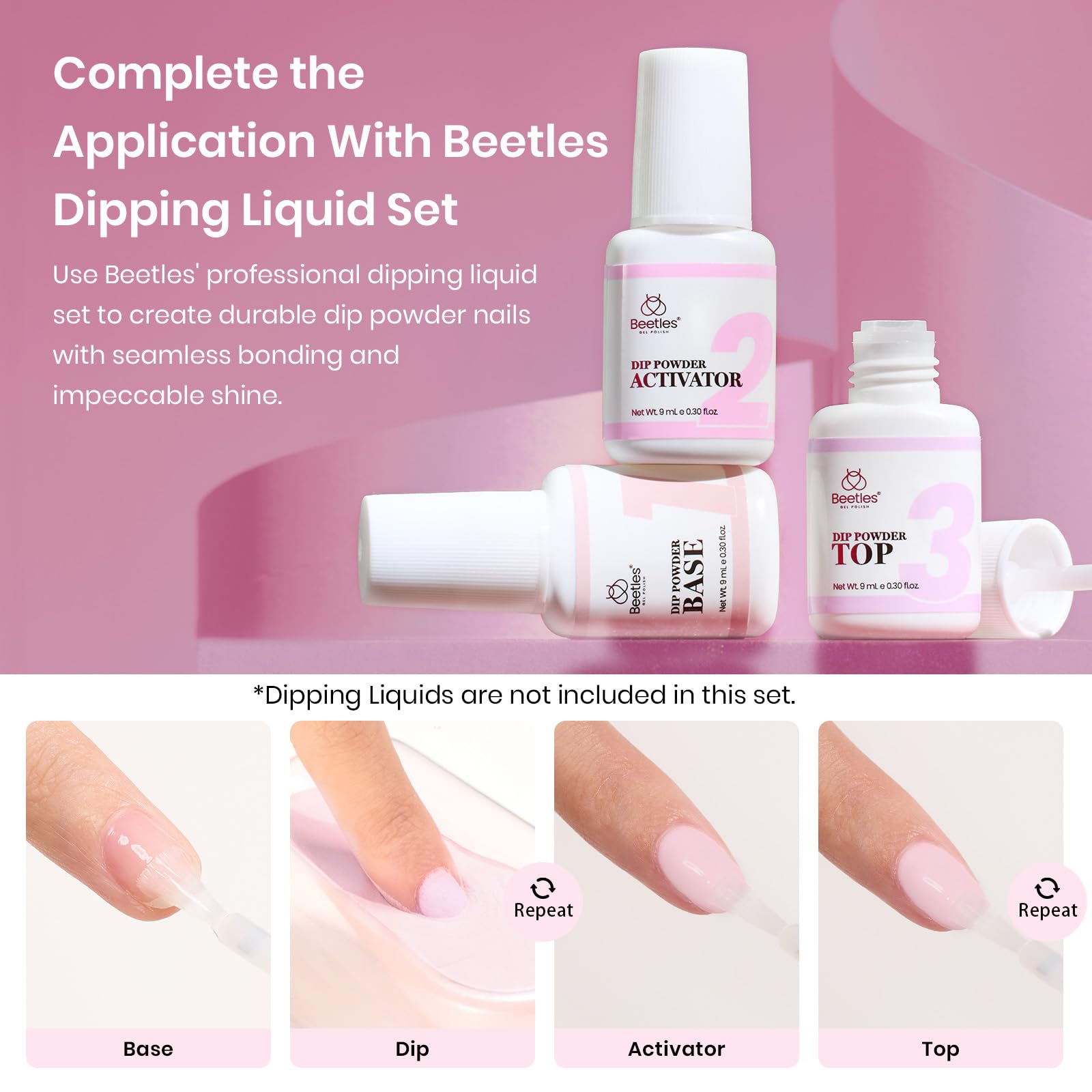 beetles Gel Polish label and ingredients closeup highlighting gentle, low-odor formulation
