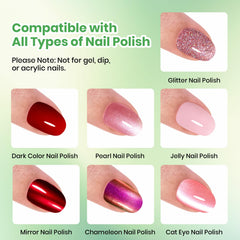 beetles Gel Polish label and ingredients view showing aloe, glycerin, keratin benefits