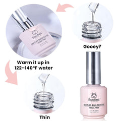 Beetles product label and warnings showing HEMA-free formulation and safety benefit