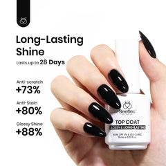 Beetles Gel Polish label detail showing usage instructions and safety