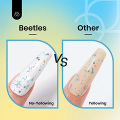beetles label detail with ingredient list highlighting 11 toxin-free formula